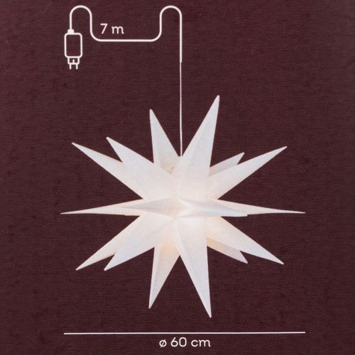 LED-tähti Joulutähti Lämmin