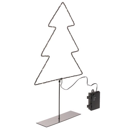 LED-joulukuusi, paristokäyttöinen, sisäpöytäkoriste, 47 cm ostaa | Floristik24.fi