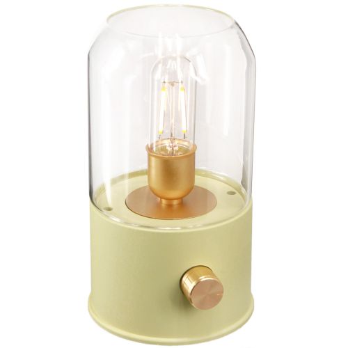 kohteita LED-pöytävalaisin retropöytävalaisin lämmin valkoinen vihreä K19,5cm