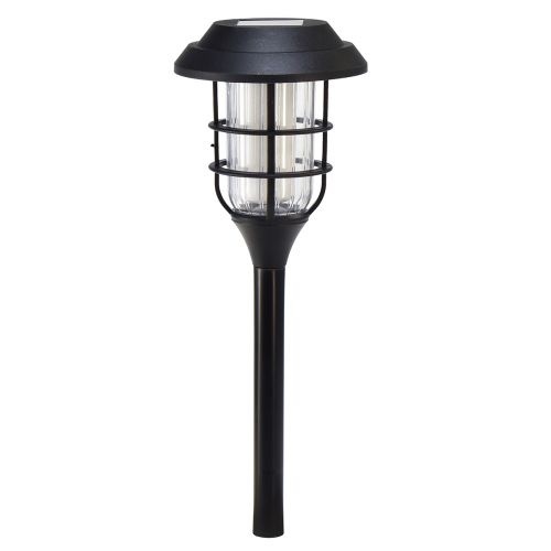 Floristik24 LED taskulamppu aurinkopuutarha taskulamppu Musta lämmin valkoinen K42cm