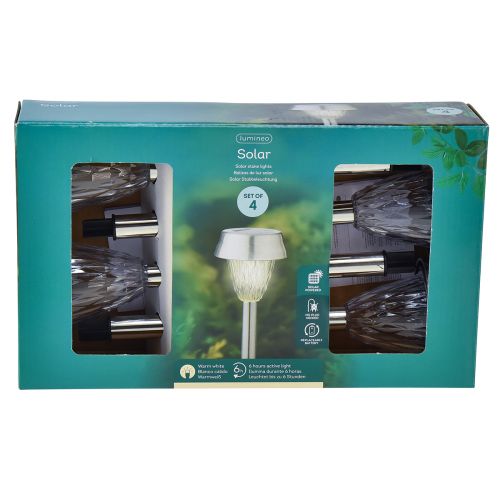 kohteita LED puutarhavalot aurinkoenergialla ajastimella lämmin valkoinen H35cm 4 kpl