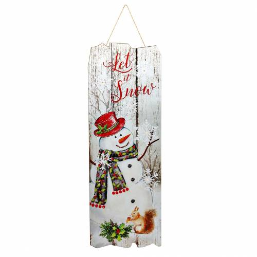 Floristik24 LED-seinämaalaus "Let it Snow" 21 × 60cm Akulle