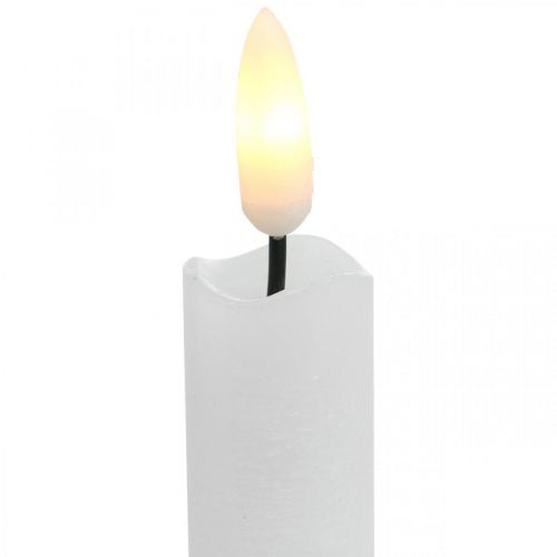 kohteita LED kynttilävahapöytäkynttilä lämmin valkoinen paristolle Ø2cm 24cm 2kpl