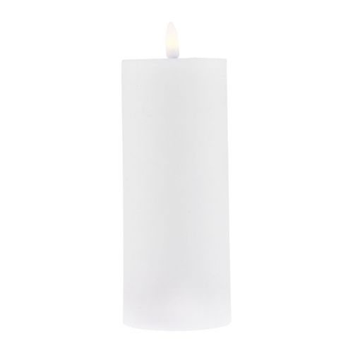 Floristik24 LED-kynttilä ajastimella aito vahakynttilä liikkuva liekki 19cm