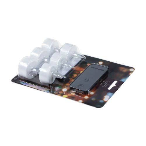 kohteita LED-teekynttilät kaukosäätimellä Ø3,5cm 6 kpl