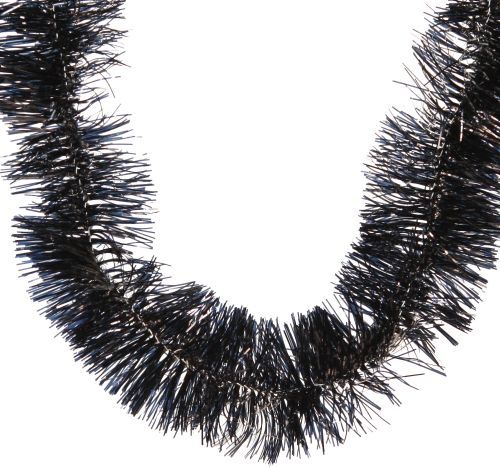Floristik24 Tinsel garland joulukuusi mustana 270cm 2kpl