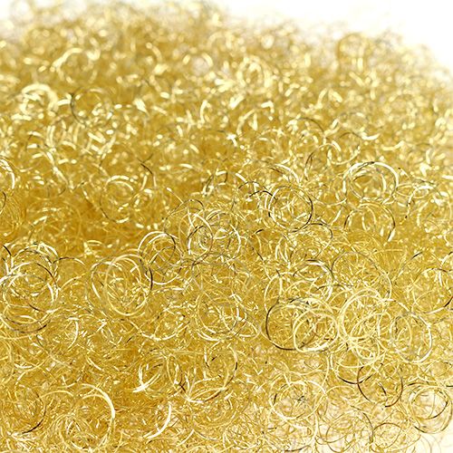 Floristik24 Tinsel metallinen kihara kulta 50g