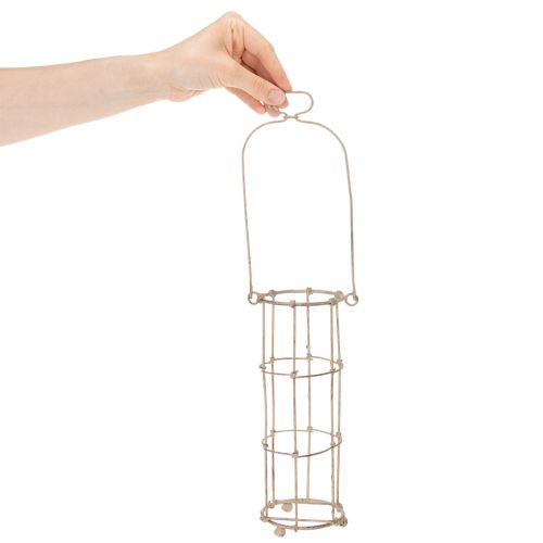 Puutarhalyhty, metallinen tuulivalo Ø8,5 cm K23/18,5/14,5 cm 3-osainen setti | Floristik24.fi