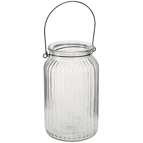 Floristik24 Lyhty lasilyhty ripustuskahvaan H18cm 2kpl