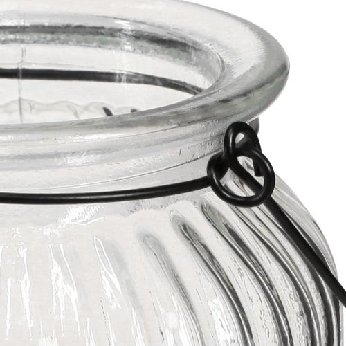 kohteita Lyhty lasilyhty ripustuskahvaan H18cm 2kpl