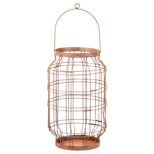 Puutarhalyhty metallinen patinakahva vintage Ø19,5cm