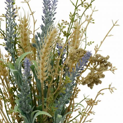 Floristik24 Keinotekoinen laventeli kimppu, silkkikukkia, kenttä kimppu laventeli piikkejä ja Meadowsweet kanssa