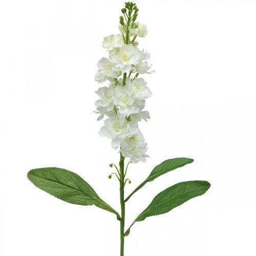 Levkoje Valkoinen tekokukka Keinovarsikukka 78cm