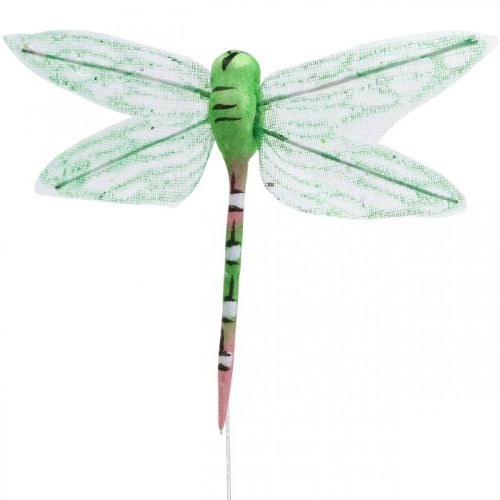 kohteita Kesäkoristeita, sudenkorentoja langalla, koristehyönteisiä keltainen, vihreä, sininen L10,5cm 6 kpl