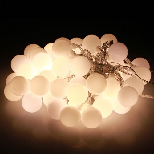 kohteita Fairy valot pallot ajastin 60 LED lämmin valkoinen sisältä ulkopuolella 9m
