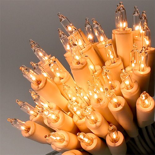 Floristik24 Kevyt ketju mini 35 5,25 m sisäkäyttöön, valkoinen / kirkas