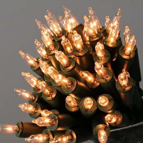 Floristik24 Valoketju mini 50 7,5m sisälle vihreä/kirkas