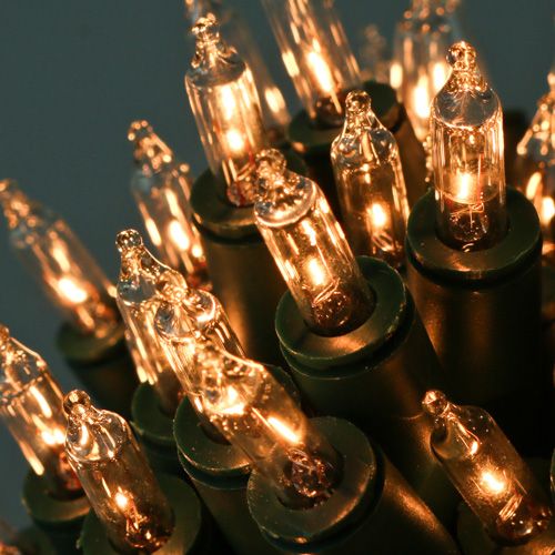 Floristik24 Valoketju mini 50 7,5m sisälle vihreä/kirkas