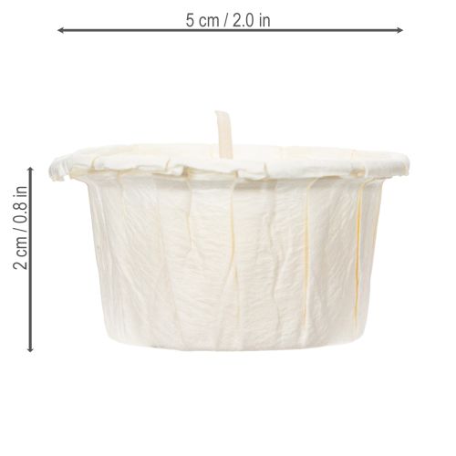 kohteita Tuikkukynttilä paperikotelossa juhlallisiin tilaisuuksiin ja tunnelmallisiin hetkiin Light One 4 cm 50 kpl