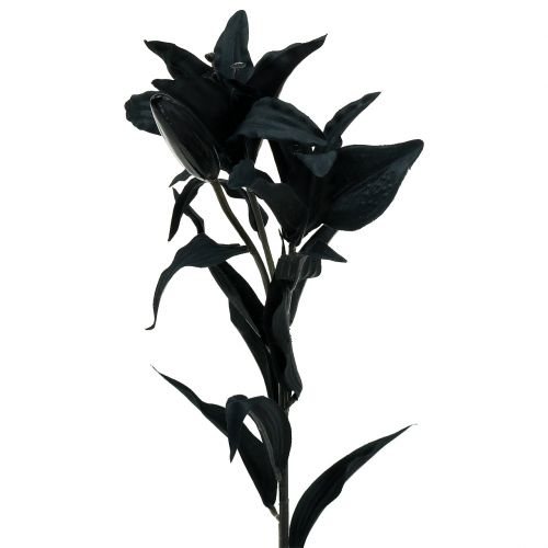 kohteita Keinotekoinen Kukka Lilja Musta 84cm