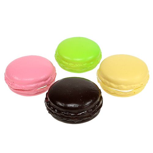 kohteita Koristeellisia macaron-marenge-leivonnaisia, värikkäitä lajikkeita. 5cm 8 kpl