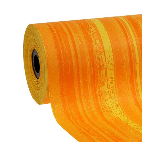 Floristik24 Mansettipaperi 25cm 100m keltainen/oranssi