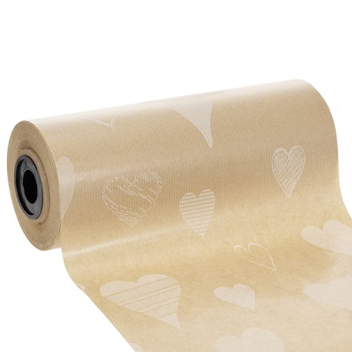 Kalvosinpaperia 25 cm 100 m luonnonsydämiä – Märkäluja kukkapaperi ostaa | Floristik24.fi