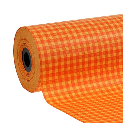 Mansettipaperi 25cm 100m oranssi sekki