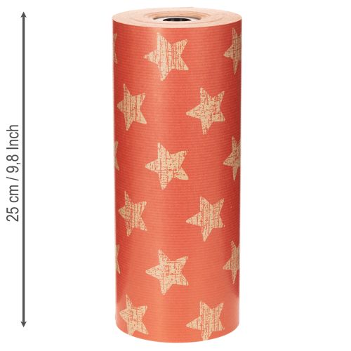 Tähdellinen kalvosinpaperi rullalle kukkakauppoihin, 25 cm x 100 m | Floristik24.fi