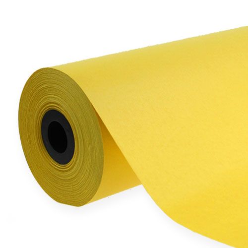 Mansettipaperi keltainen käärepaperi 37,5cm 100m