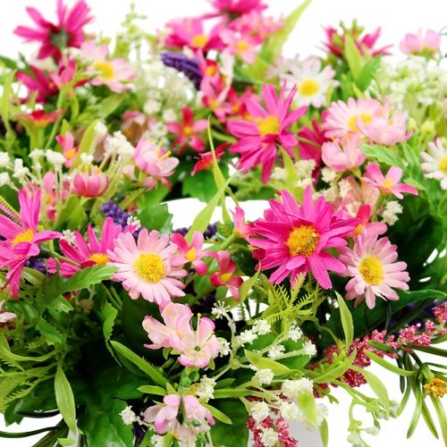 Floristik24 Marguerite-seppele laventelipunaisella Ø28cm