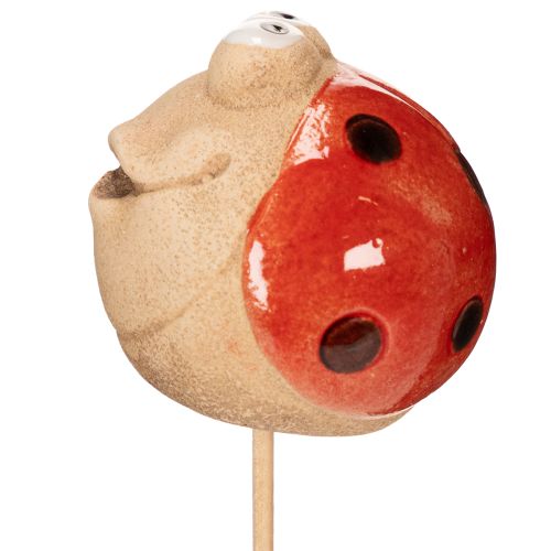 kohteita Leppäkertun puutarhakepit, koristeellinen katseenvangitsija puutarhan koristeluun, 25 cm, 4 kpl