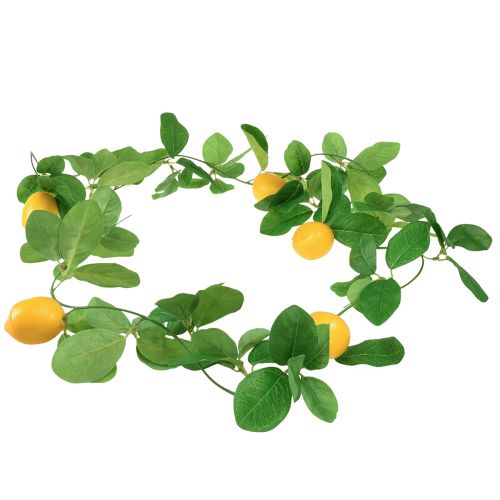 Floristik24 Välimerellinen koristelu seppele sitruuna koristelu keinotekoinen 165cm