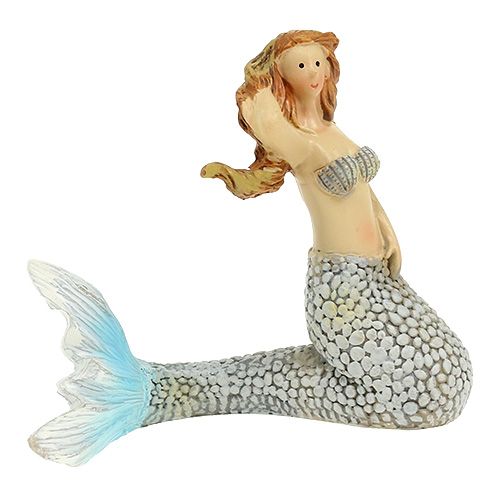 Floristik24 Koristeellinen merenneito sininen 6cm - 9.5cm 3kpl