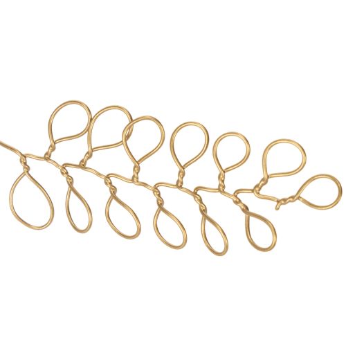 kohteita Metallinen kukkaseppele, lankaa kukkaseppeleeseen, kesäkoriste, seinäkoriste, kulta, 110 cm