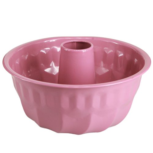 kohteita Metallinen koristekulho leivinmuotti Gugelhupf pinkki Ø23cm K12cm