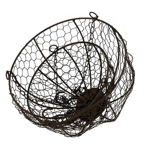 Floristik24 Metallinen korisarja 2 ripustamiseen Ø17,5cm - Ø22,5cm