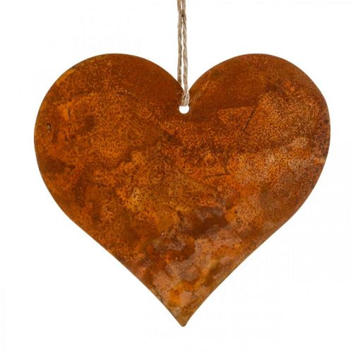 kohteita Metalliset sydämet, koristeelliset riipukset, ruostekoriste 19×20 cm 4 kpl