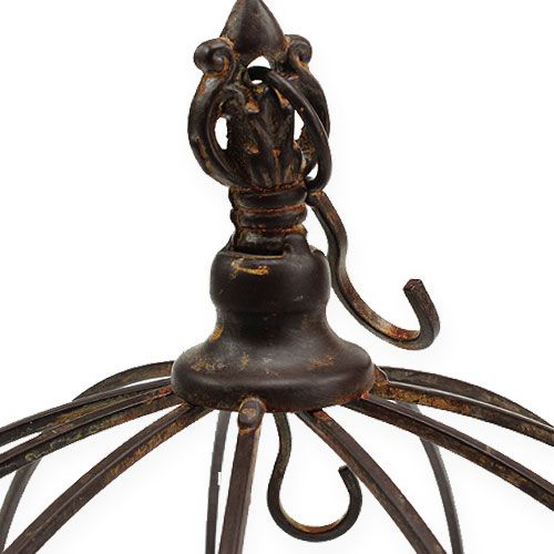 kohteita Metallikruunu ripustamiseen ruosteenruskea Ø31cm H31cm