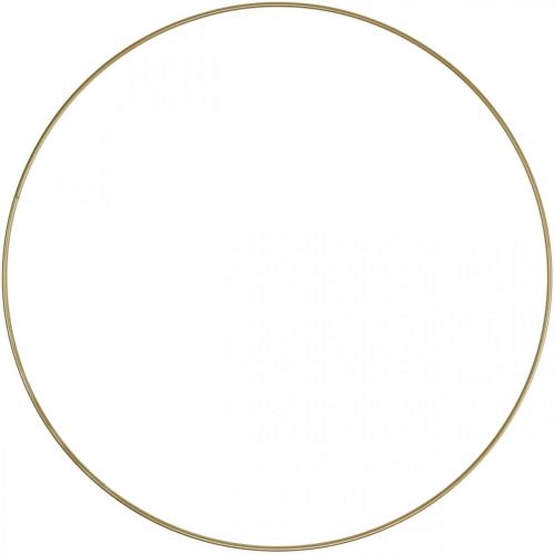 Metallisormuskoristesormus Scandi sormus deco loop kultaa Ø30,5cm 6kpl