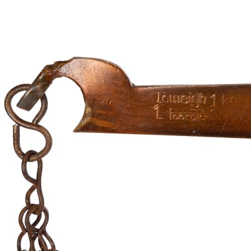 kohteita Koristeellinen vaaka nostalgisella muotoilulla keittiöön ja olohuoneeseen, vintage-henkinen, 58 cm