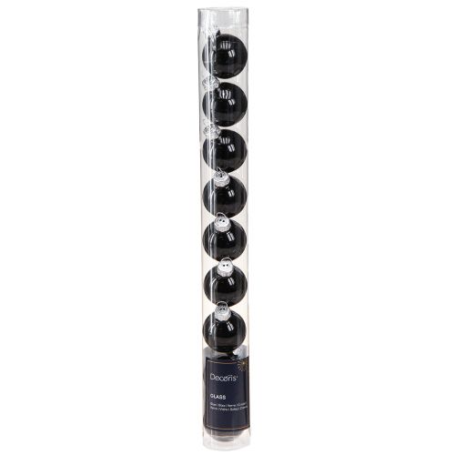 kohteita Mini joulukuusipallot lasipallot mustat 30mm 27kpl