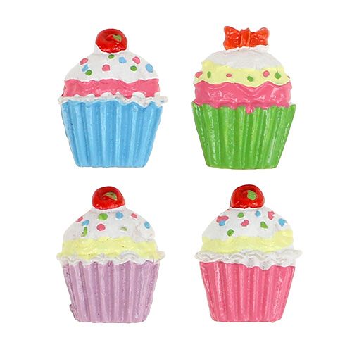 Floristik24 Mini cupcakes värillinen 2,5 cm 60kpl