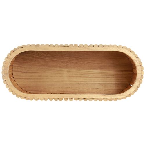 kohteita Pieni korotettu sänky Jardiniere istutuskone puinen soikea 50×20cm K40cm
