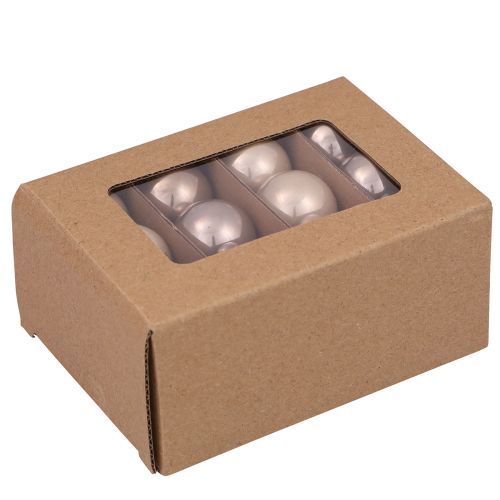 kohteita Mini joulupallot lasipuupallot kashmir Ø3cm 22 kpl