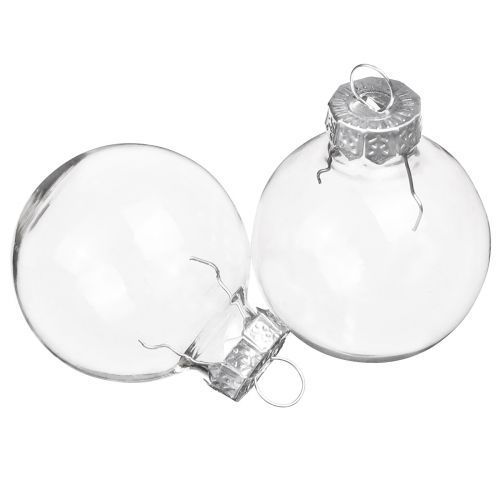kohteita Mini joulupallot lasi retro läpinäkyvä Ø3cm 22 kpl