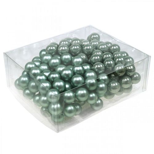 Floristik24 Mini joulupallot langalla minttupeilimarjoja 20mm 140p