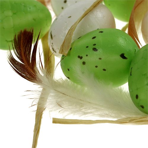 Floristik24 Minimuna vihreä-valkoinen 2,5cm 48 kpl