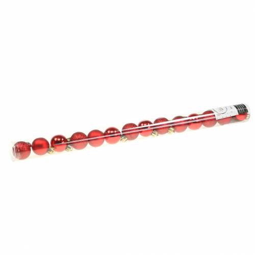 kohteita Mini joulupallo punainen Ø3cm 14 kpl
