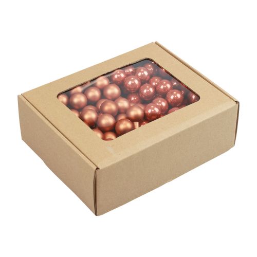 kohteita Minijoulupallot lasilangalla punaoranssi Ø2cm 140 kpl